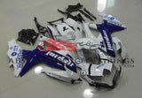 White and Blue Michael Jordan Fairing Kit for a 2008, 2009 & 2010 Suzuki GSX-R750 motorcycle