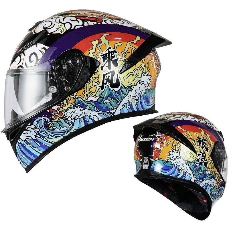 Asian Waves Ryzen Motorcycle Helmet