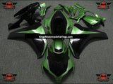 Black and Green Fairing Kit for a 2008, 2009, 2010 & 2011 Honda CBR1000RR motorcycle
