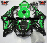 Black and Green Leyla Fairing Kit for a 2004 and 2005 Honda CBR1000RR motorcycle