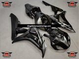 Black and Silver Fairing Kit for a 2006 & 2007 Honda CBR1000RR motorcycle