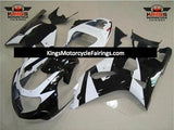 Black and White Fairing Kit for a 2000, 2001, 2002 & 2003 Suzuki GSX-R750 motorcycle