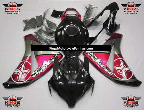 Honda CBR1000RR (2008-2011) Black, Red & Silver TBR Fairings