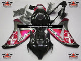 Black, Red and Silver TBR Fairing Kit for a 2008, 2009, 2010 & 2011 Honda CBR1000RR motorcycle