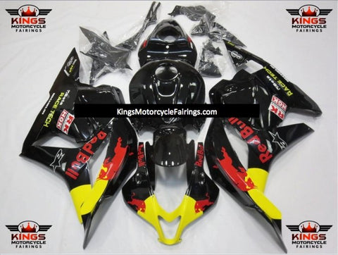 Honda CBR600RR (2009-2012) Black, Red & Yellow RedBull Fairings