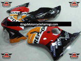 Black, Red, Orange and White Repsol Fairing Kit for a 1999 & 2000 Honda CBR600F4 motorcycle