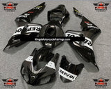 Black, Silver and White Repsol Fairing Kit for a 2006 & 2007 Honda CBR1000RR motorcycle