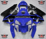 Blue and Black Fairing Kit for a 2003 and 2004 Honda CBR600RR motorcycle