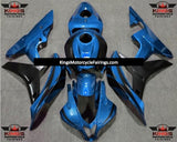 Blue and Black OEM Style Fairing Kit for a 2007 and 2008 Honda CBR600RR motorcycle
