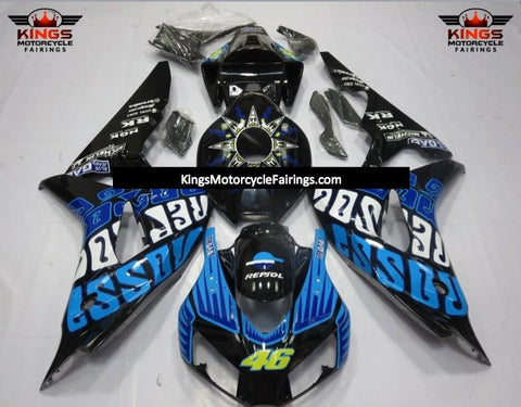 Honda CBR1000RR (2006-2007) Blue, Black & White Rossi Fairings