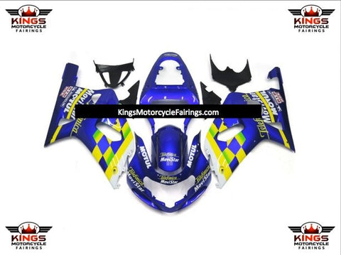 Suzuki GSXR600 (2000-2003) Blue & Yellow Motul Fairings