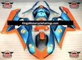 Blue and Orange Gulf #62 Fairing Kit for a 2007, 2008, 2009, 2010, 2011 & 2012 Ducati 1098 motorcycle