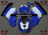 Blue, White and Black Fairing Kit for a 2005 & 2006 Ducati 999 motorcycle