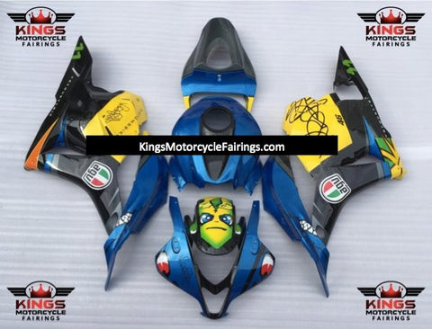 Honda CBR600RR (2009-2012) Blue, Black & Yellow Shark Fairings