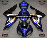 Blue, Gold and Black Anime Fairing Kit for a 2006 & 2007 Honda CBR1000RR motorcycle