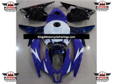 Blue, White, Dark Blue and Black Fairing Kit for a 2009, 2010, 2011 & 2012 Honda CBR600RR motorcycle