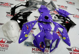 Purple, Black and Yellow Fairing Kit for a 2009, 2010, 2011, 2012, 2013 and 2014 BMW S1000RR motorcycle - KingsMotorcycleFairings.com
