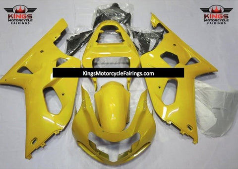Suzuki GSXR600 (2000-2003) Yellow Fairings