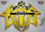 Yellow Fairing Kit for a 2000, 2001, 2002 & 2003 Suzuki GSX-R750 motorcycle