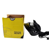 Matte Black Predator HNJ Motorcycle Helmet