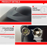 Matte Black Predator HNJ Motorcycle Helmet - KingsMotorcycleFairings.com