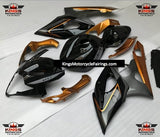 Black, Bronze and Gray Fairing Kit for a 2005 & 2006 Suzuki GSX-R1000 motorcycle