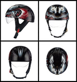 Black, Red & White Venom Helmet at KingsMotorcycleFairings.com