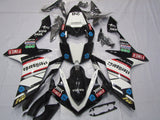 Black, White and Red Fimer Fairing Kit for a 2007 & 2008 Yamaha YZF-R1 motorcycle
