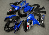 Black and Blue Fairing Kit for a 2009, 2010, 2011, 2012, 2013, 2014, 2015 & 2016 Suzuki GSX-R1000 motorcycle
