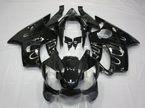 Honda CBR600F4i (2004-2007) Black & White Flame Fairings