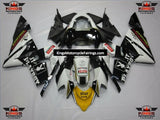 Black and White Playboy Fairing Kit for a 2004 & 2005 Kawasaki ZX-10R motorcycle