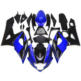 Blue, Black and Silver Fairing Kit for a 2005 & 2006 Suzuki GSX-R1000 motorcycle