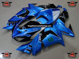 Blue, Black and White Fairing Kit for a 2006 & 2007 Kawasaki ZX-10R motorcycle