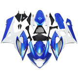 Blue, White, Silver and Red Fairing Kit for a 2005 & 2006 Suzuki GSX-R1000 motorcycle