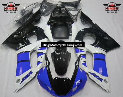 Yamaha YZF-R6 (1998-2002) Blue, White & Black Fairings
