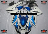 Suzuki GSXR600 (2011-2023) Blue, White & Light Blue Fairings