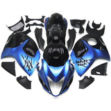 Blue and Black Fairing Kit for a 2008, 2009, 2010, 2011, 2012, 2013, 2014, 2015, 2016, 2017, 2018 & 2019 Suzuki GSX-R1300 Hayabusa motorcycle