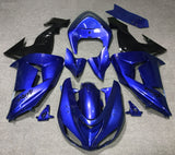 Blue and Black Fairing Kit for a 2006 & 2007 Kawasaki ZX-10R motorcycle.