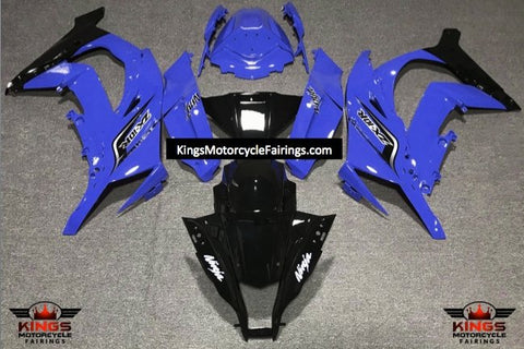 Fairing kit for a Kawasaki Ninja ZX10R (2011-2015) Black & Blue