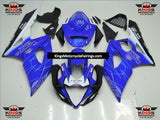 Blue and White Tribal Corona Fairing Kit for a 2005 & 2006 Suzuki GSX-R1000 motorcycle