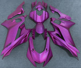 Matte Bright Purple Fairing Kit for a 2017, 2018, 2019 & 2020 Yamaha YZF-R6 motorcycle