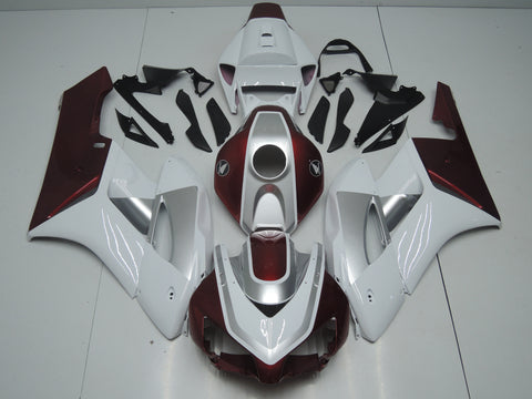 Honda CBR1000RR (2006-2007) Dark Red, Silver & White Fairings