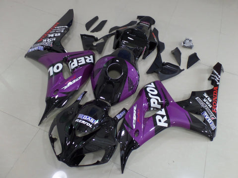 Honda CBR1000RR (2006-2007) Black, Purple & White Repsol Fairings