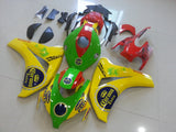 Yellow, Green and Red Corona Fairing Kit for a 2008, 2009, 2010 & 2011 Honda CBR1000RR motorcycle