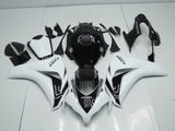 White, Black and Silver Fairing Kit for a 2008, 2009, 2010 & 2011 Honda CBR1000RR motorcycle