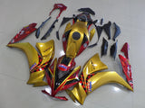 Gold, Red and Black Fairing Kit for a 2012, 2013, 2014, 2015 & 2016 Honda CBR1000RR motorcycle