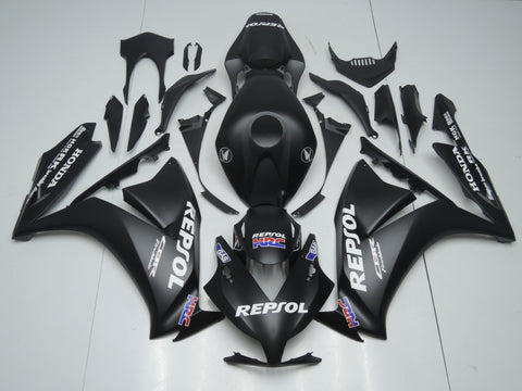 Honda CBR1000RR (2012-2016) Matte Black & White Repsol HRC Fairings