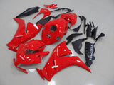 Red and Matte Black Fairing Kit for a 2012, 2013, 2014, 2015 & 2016 Honda CBR1000RR motorcycle.