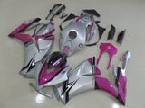 Silver, Pink and Black Fairing Kit for a 2012, 2013, 2014, 2015 & 2016 Honda CBR1000RR motorcycle