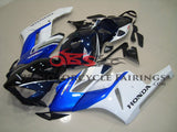 Dark Blue, White, Royal Blue and Black Fairing Kit for a 2004 & 2005 Honda CBR1000RR motorcycle